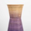 Uniquewise 28" Classic Bamboo Floor Vase Handmade, For Dining, Living Room, Entryway, Glossy Purple QI003242.M.PUR